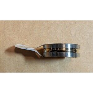 New! Two-Tone Stainless Steel Band Ring - Size 19 (US Size 9)